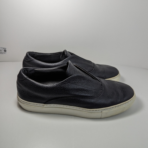Black leather Stile slip-ons from M. Gemi, hand-made in Italy. EUC. 40 EU. - Picture 4 of 12